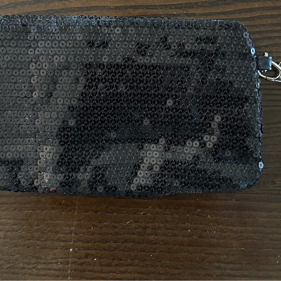 Black sequin clutch - Picture 2 of 8